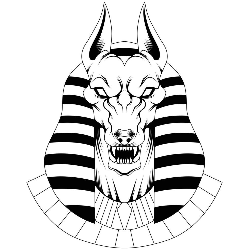 Anubis vector illustration
