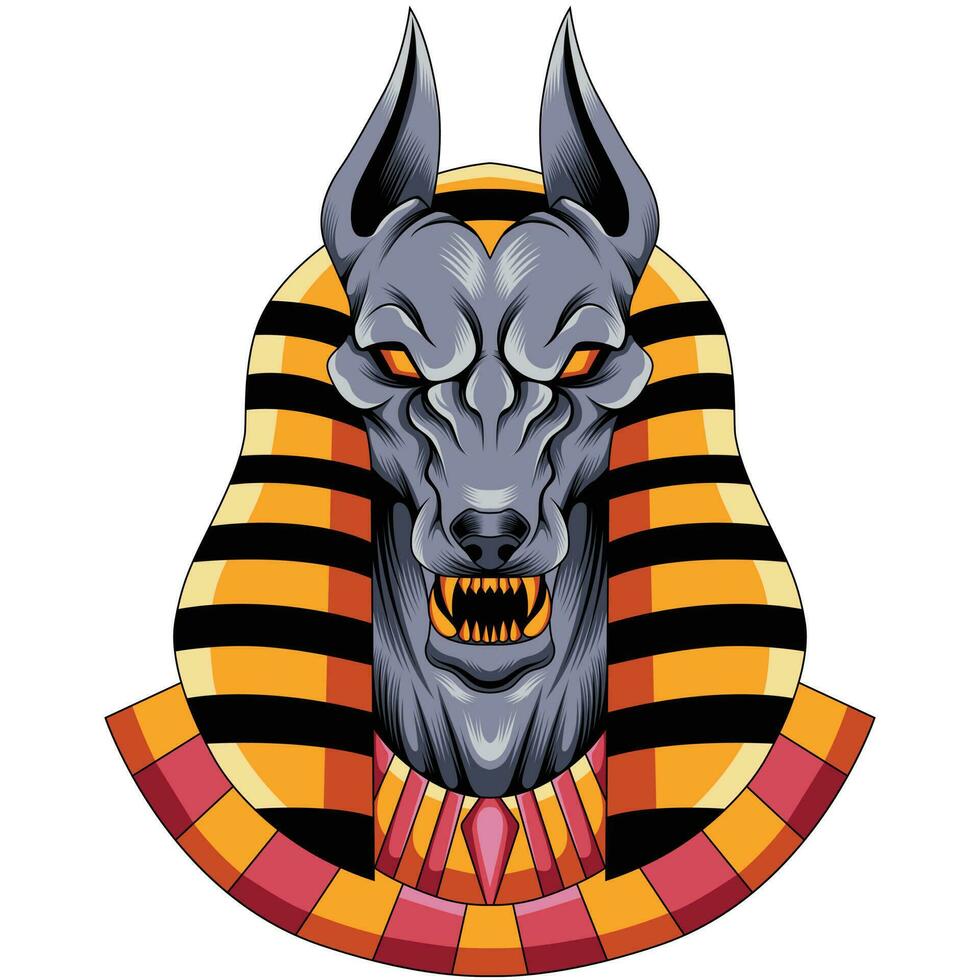 anubis vector ilustración