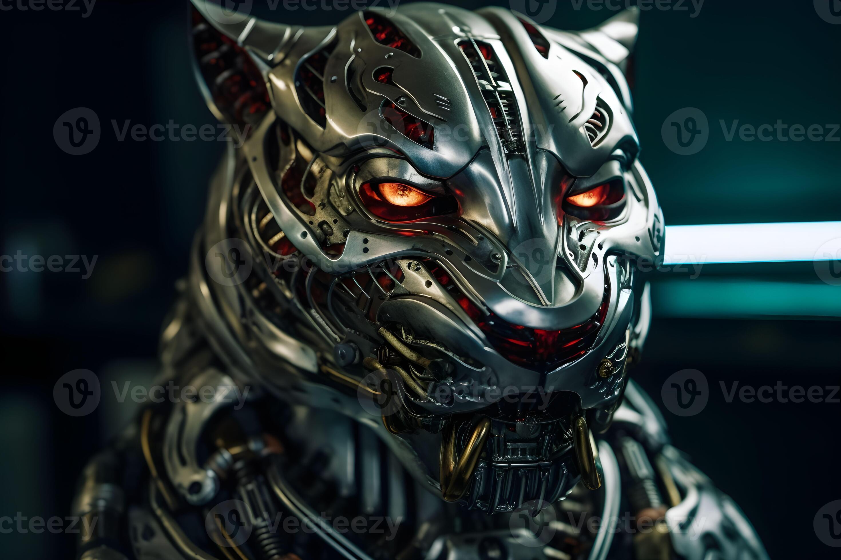 tiger robot prototype, generative ai generated technology 23368942