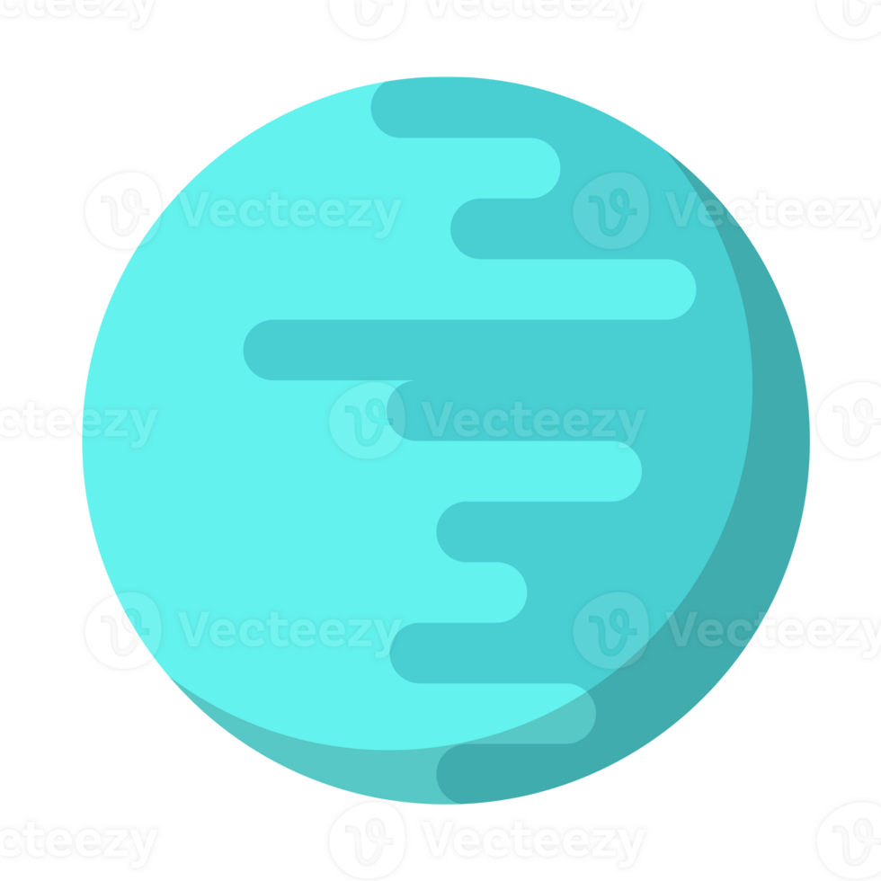 Uranus flat style png
