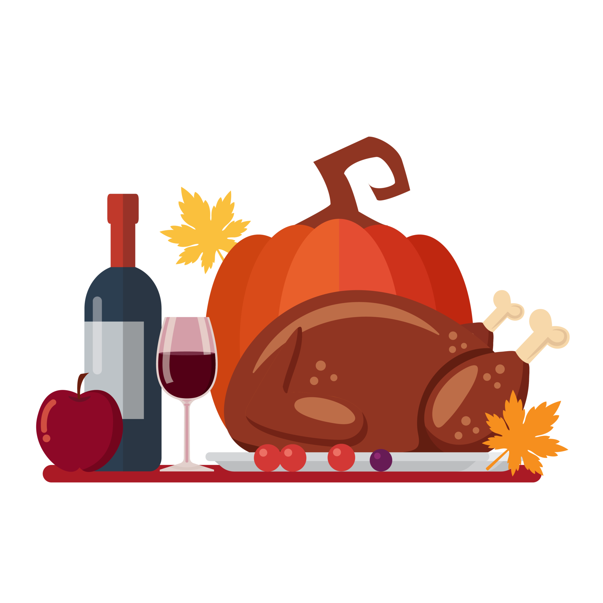 Happy thanksgiving dinner 23369210 png
