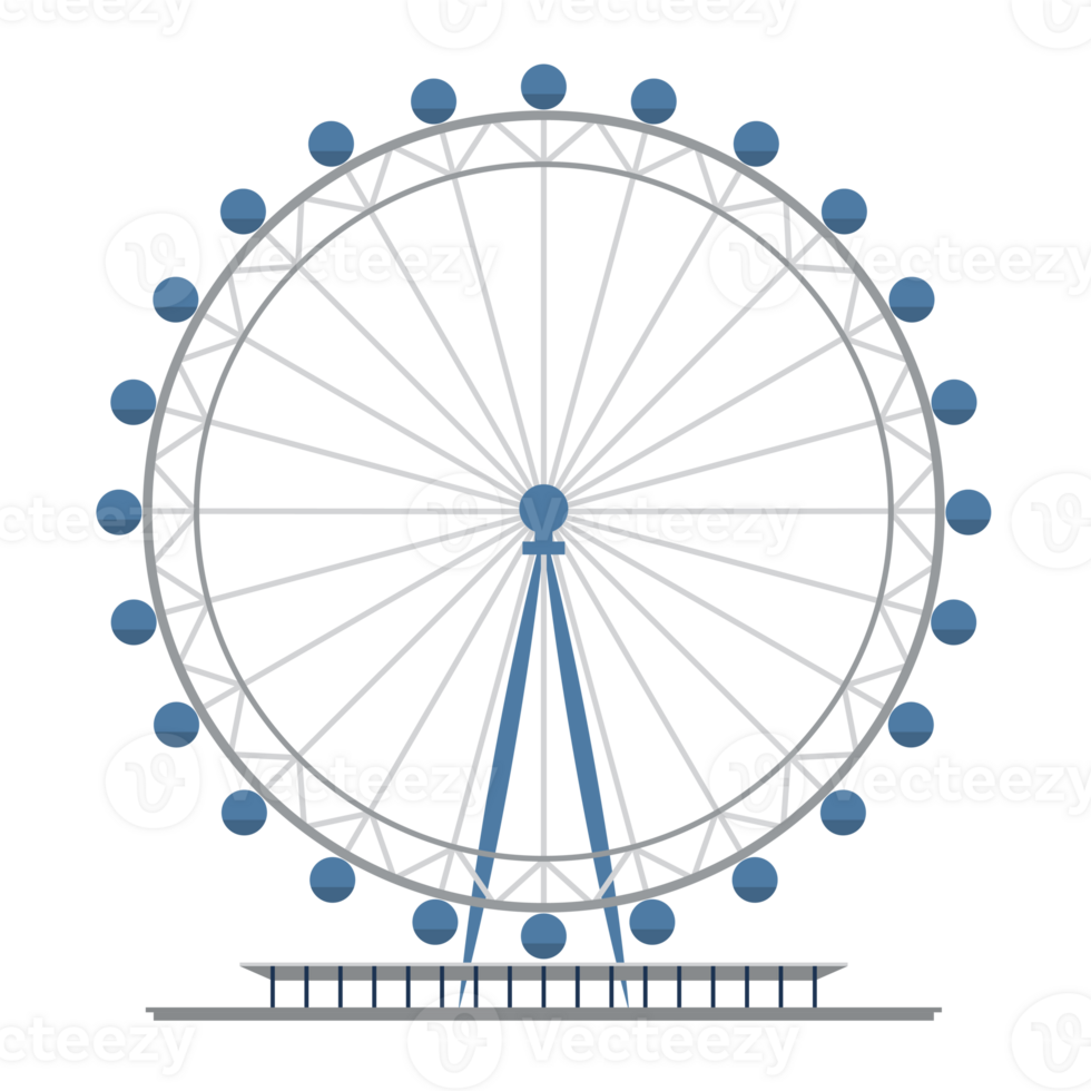 London eye ferris wheel png