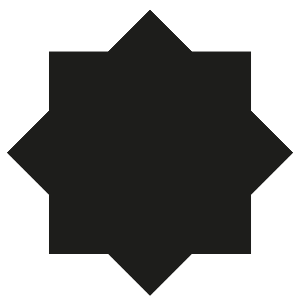 Abstract star shape design element on a transparent Background png