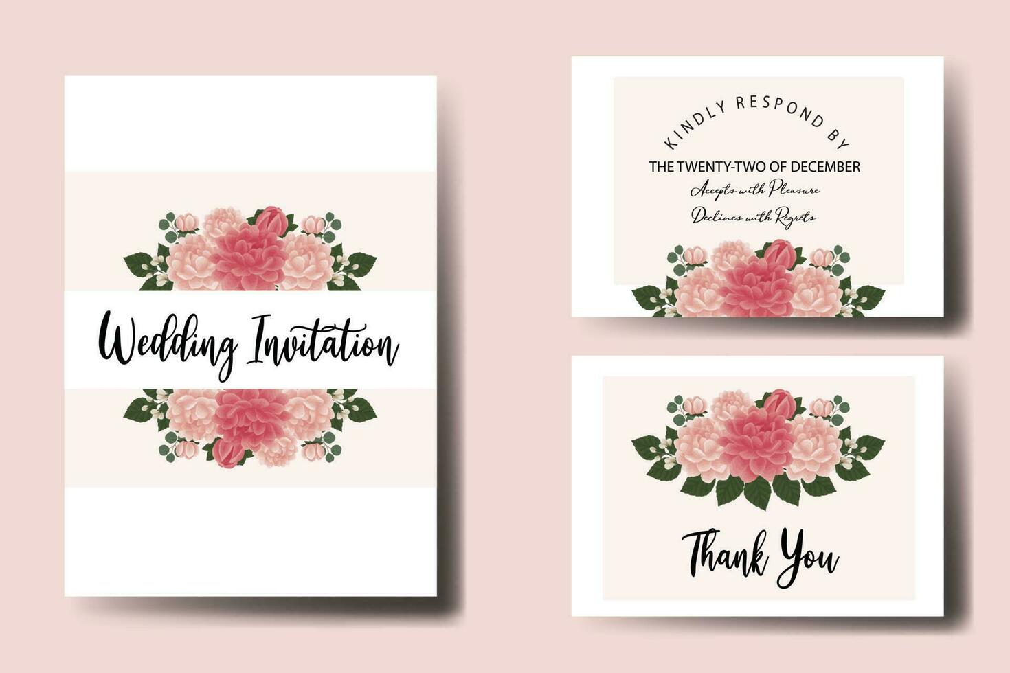 Boda invitación marco colocar, floral acuarela digital mano dibujado dalia flor diseño invitación tarjeta modelo vector