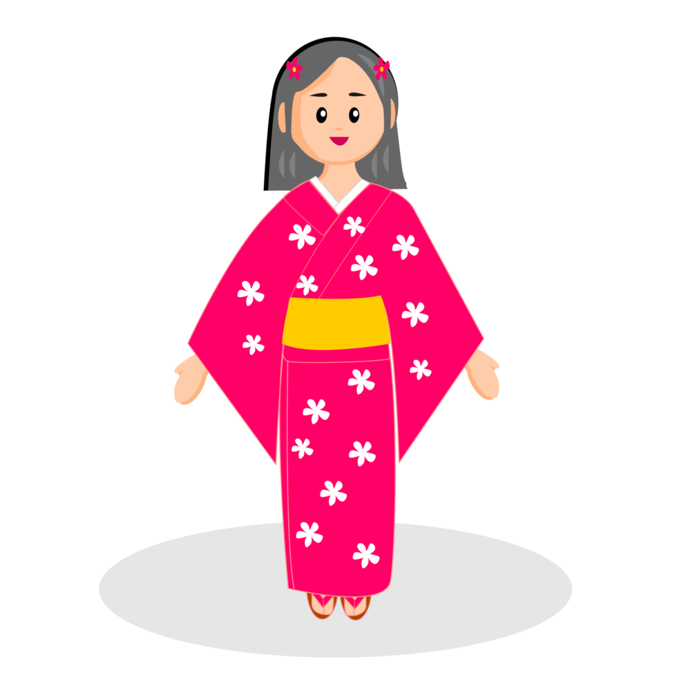 girl in kimono png
