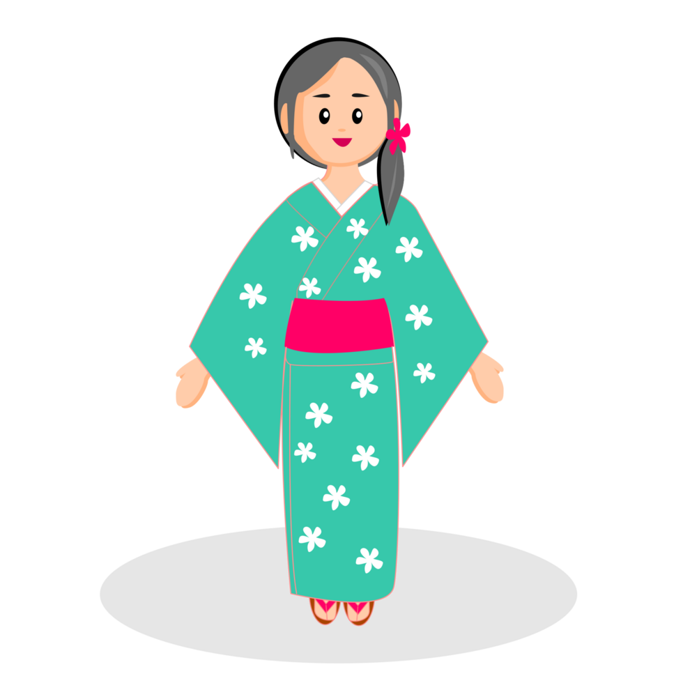 girl in kimono png