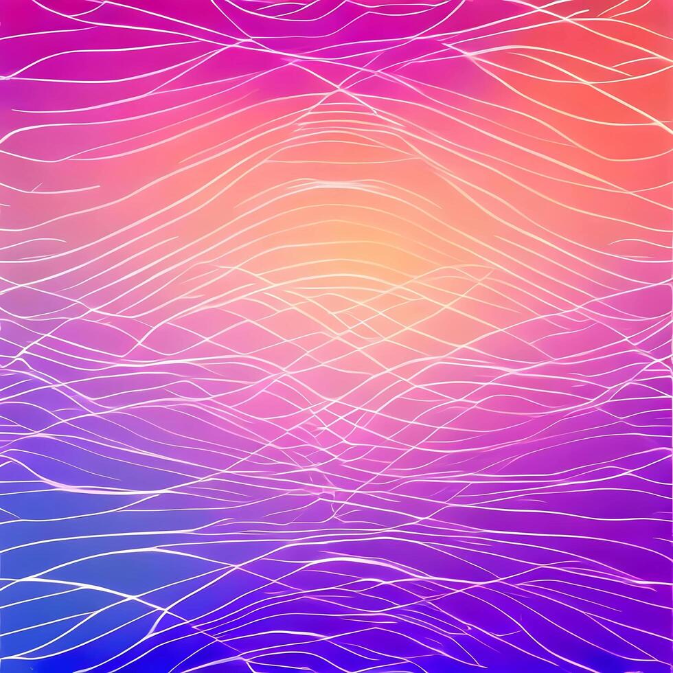 Abstract background with wavy and flowing lines using purple and soft orange colors. Luxury paper-cut background. Abstract decoration with photo