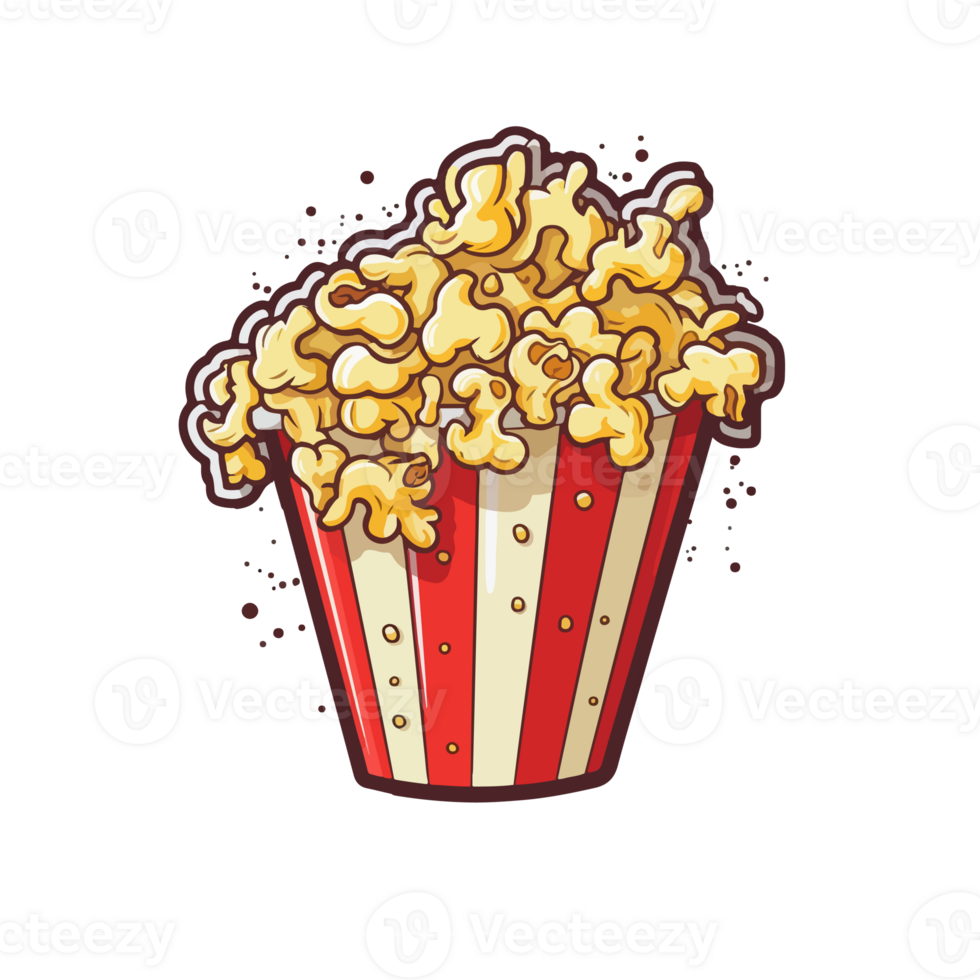 popcorn animation food 23370243 PNG