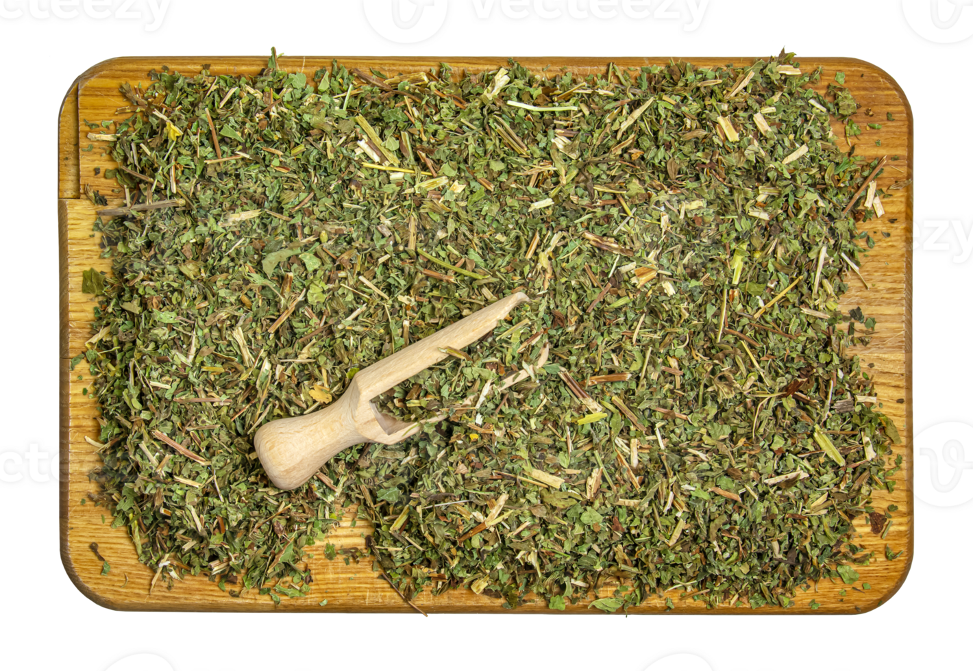 Background of natural melissa mint. Texture of dry Melissa officinalis L. Top view. Flat layout. png