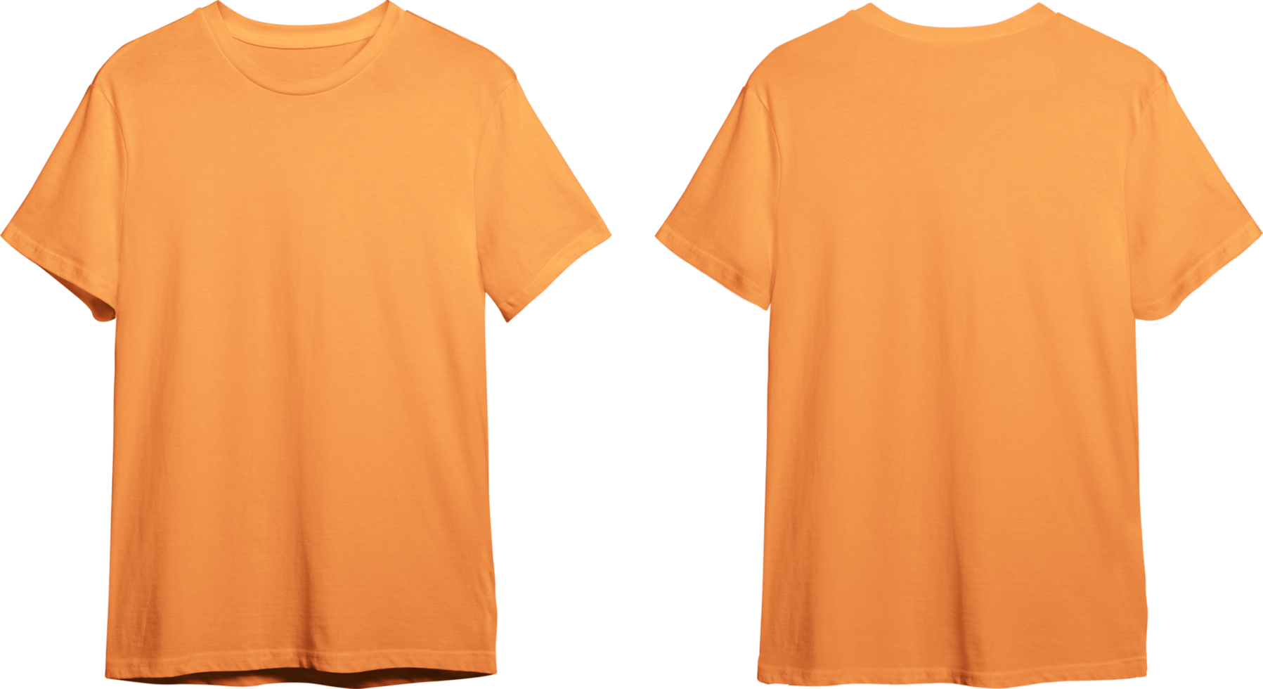 Coral men's classic t-shirt front and back png