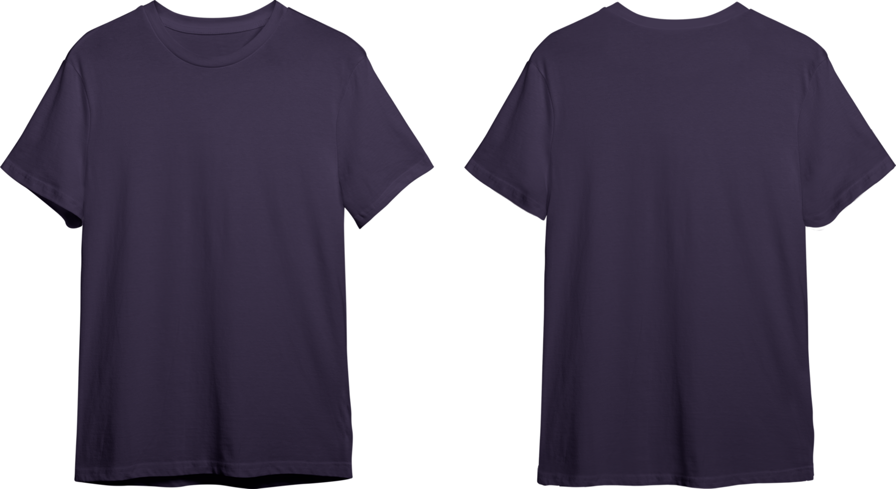 Navy men's classic t-shirt front and back 23370449 PNG