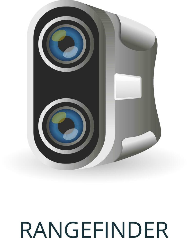 Rangefinder icon. 3d illustration from measuring collection. Creative Rangefinder 3d icon for web design, templates, infographics and more vector