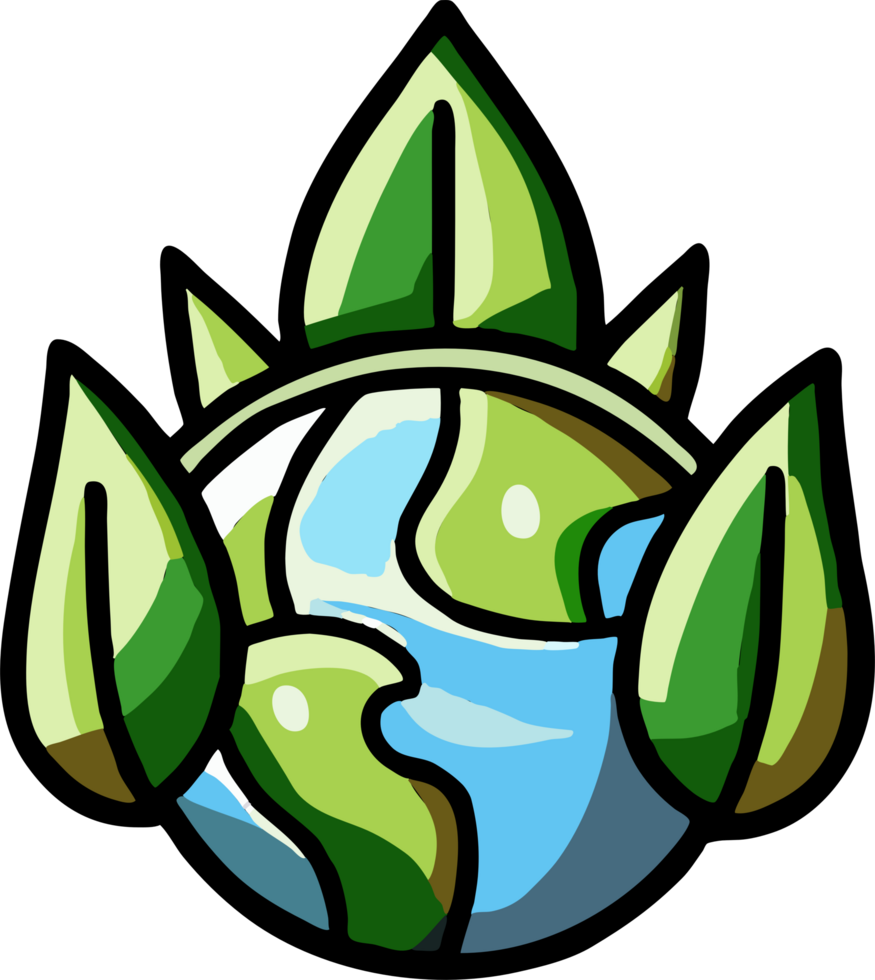 Eco friendly png graphic clipart design