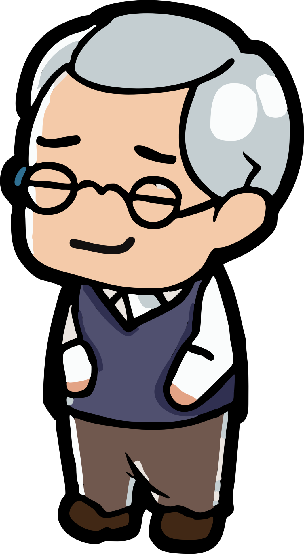 clipart old man