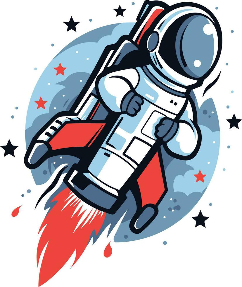Vector astronaut concept illustration isolated