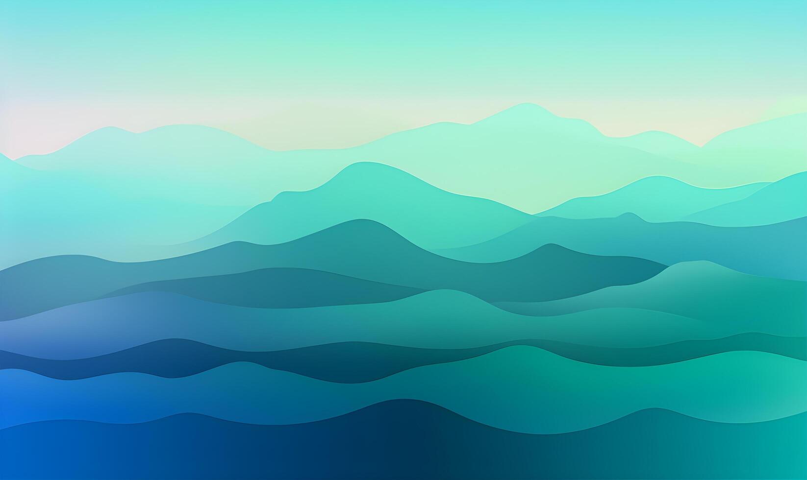 A gradient background with a cool color scheme, using shades of blue and green, photo