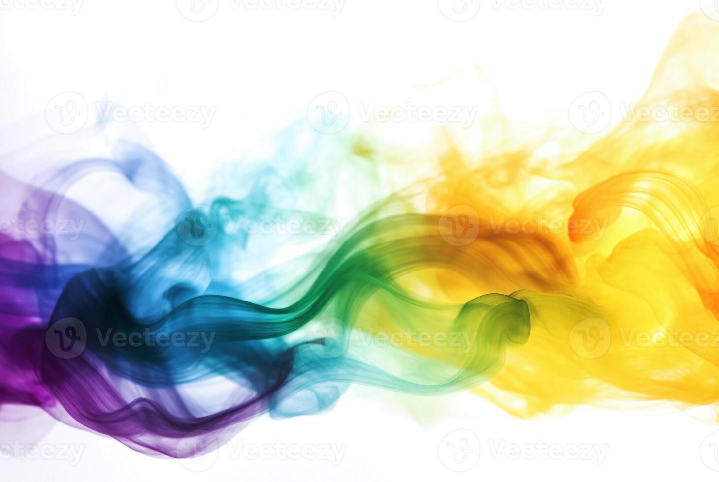 Rainbow smoke background. photo