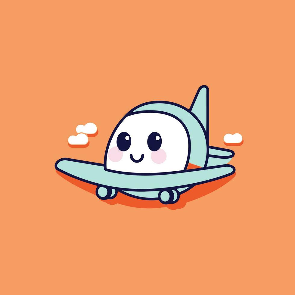 Vector airplane illustration