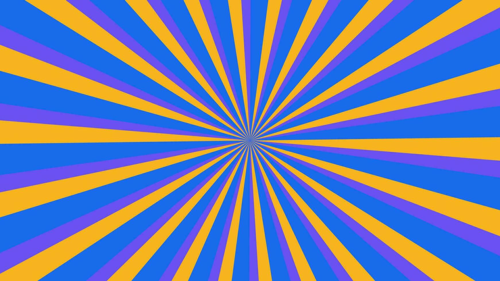 fondo de patrón de rayos de sol azul abstracto para elemento de diseño gráfico moderno. dibujos animados de rayos brillantes con colores para el fondo de pantalla del banner del sitio web y la decoración de la tarjeta de póster vector