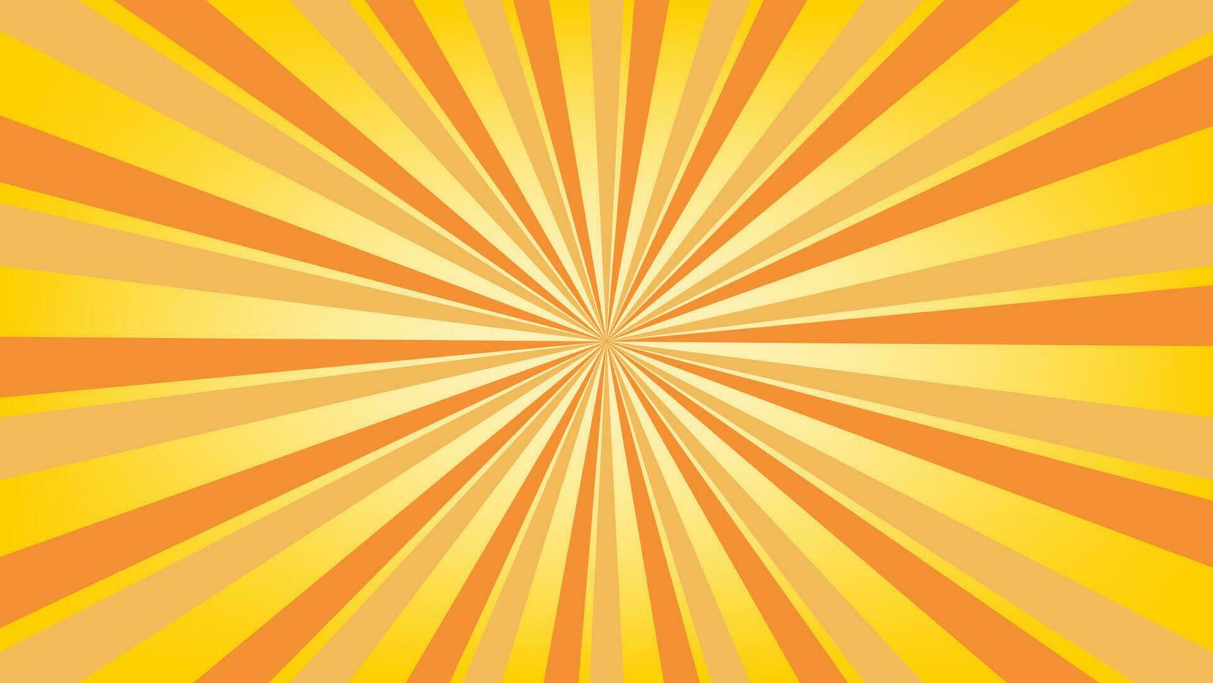 abstract yellow sunburst pattern background for modern graphic design element. shining ray cartoon with colorful for website banner wallpaper and poster card decoration vector