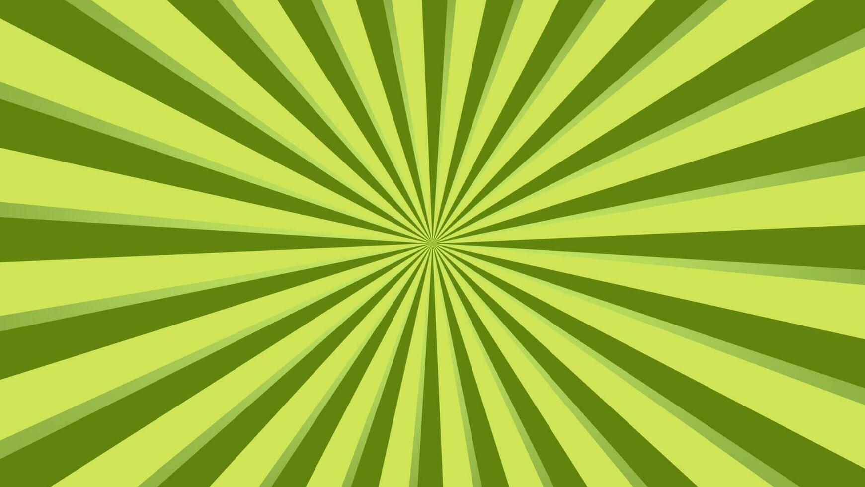 abstract green sunburst pattern background for modern graphic design element. shining ray cartoon with colorful for website banner wallpaper and poster card decoration vector