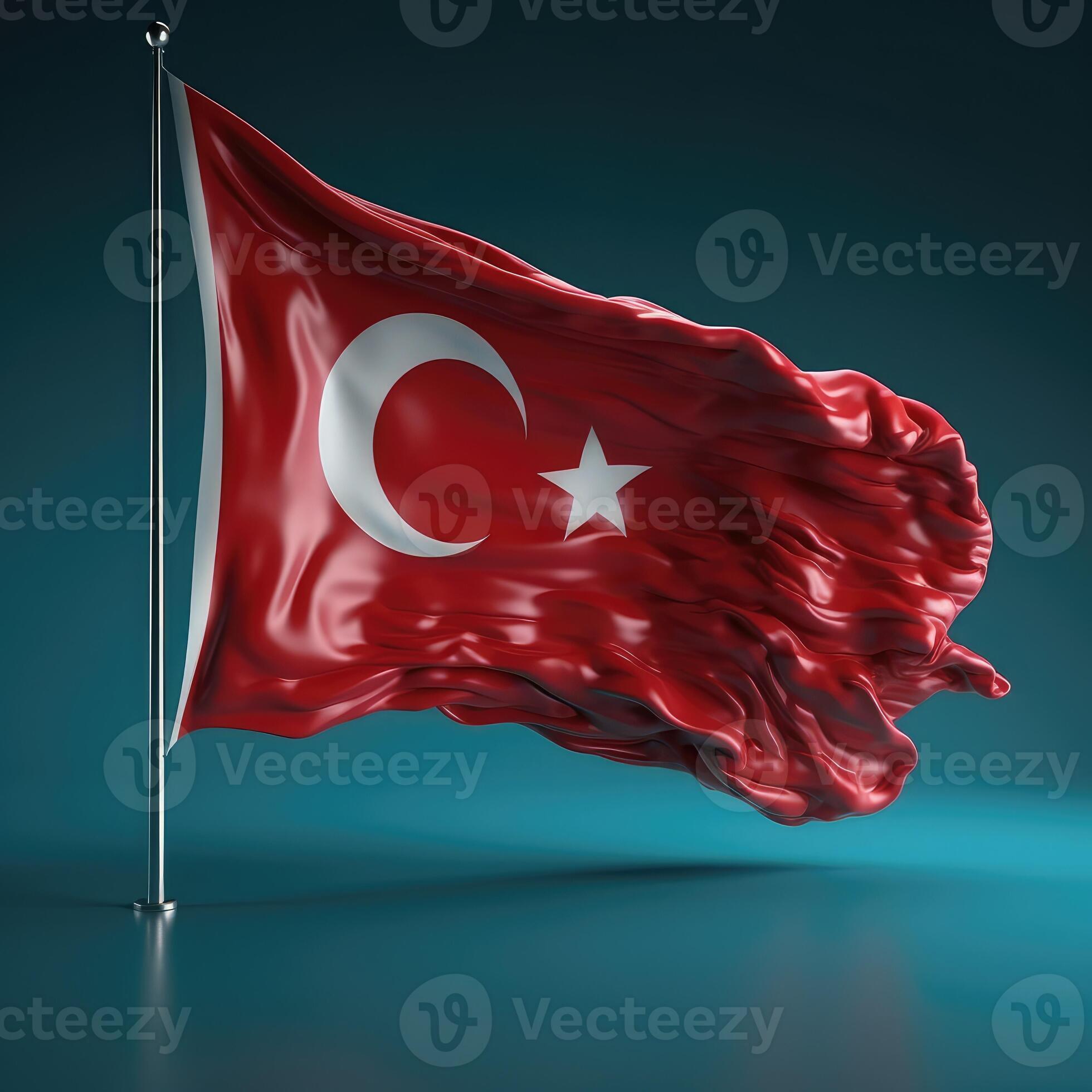 turkish flag . 23372986 Stock Photo at Vecteezy