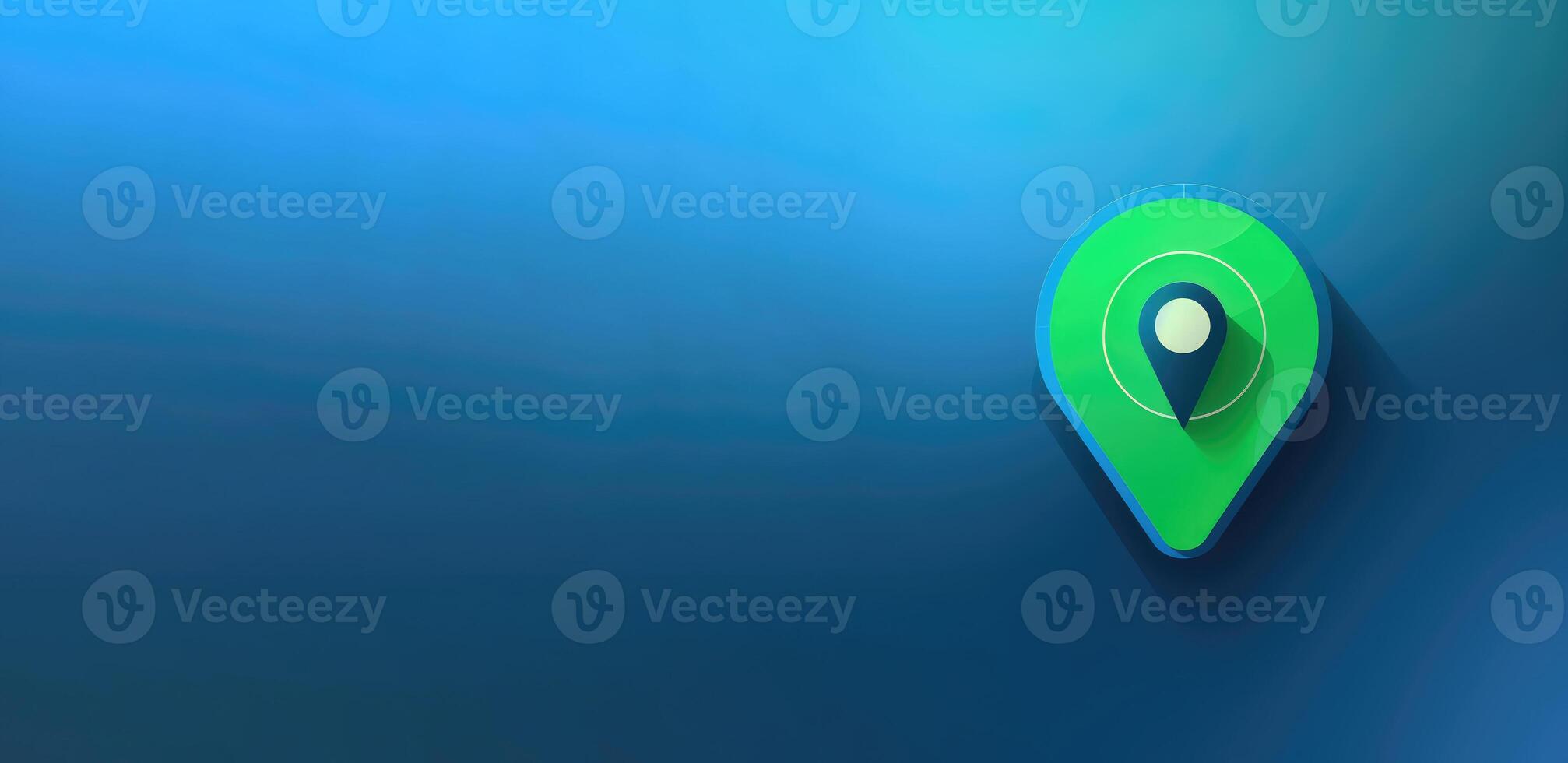 location pin symbol icon or map locator travel gps direction pointer . photo