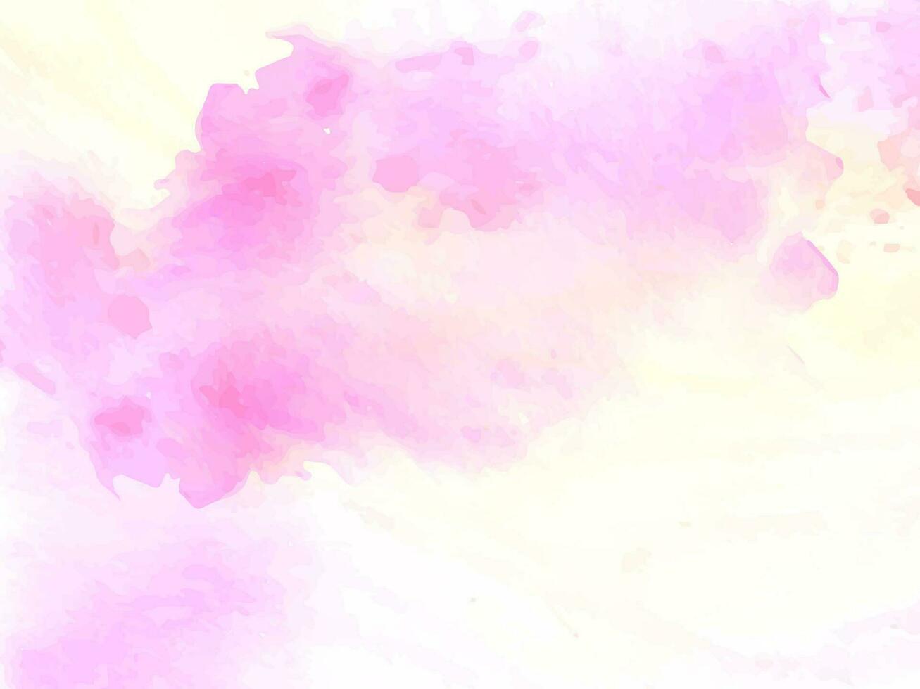 Decorative soft colorful pink watercolor texture design background vector