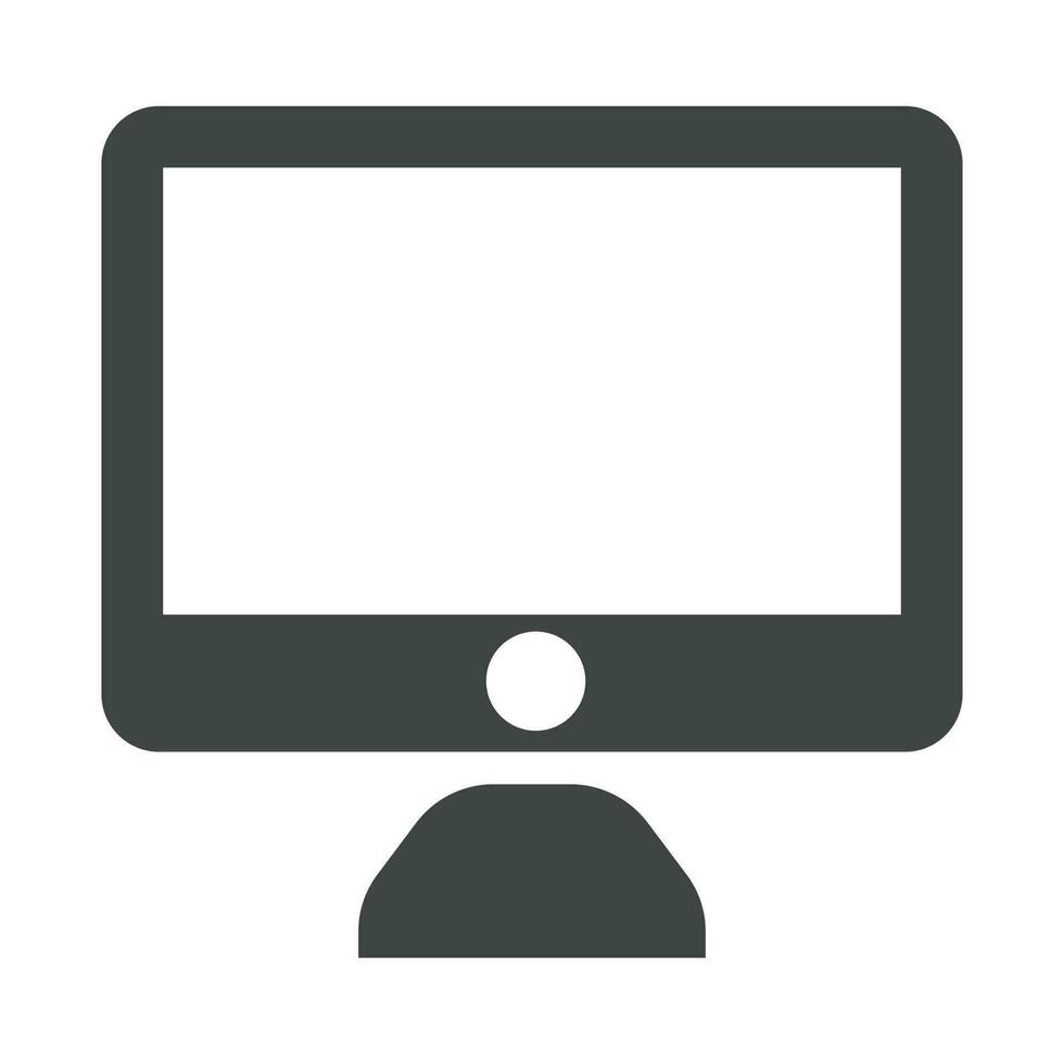 Vector LCD Icon Free Vector