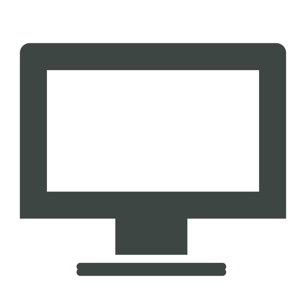 Vector LCD Icon Free Vector