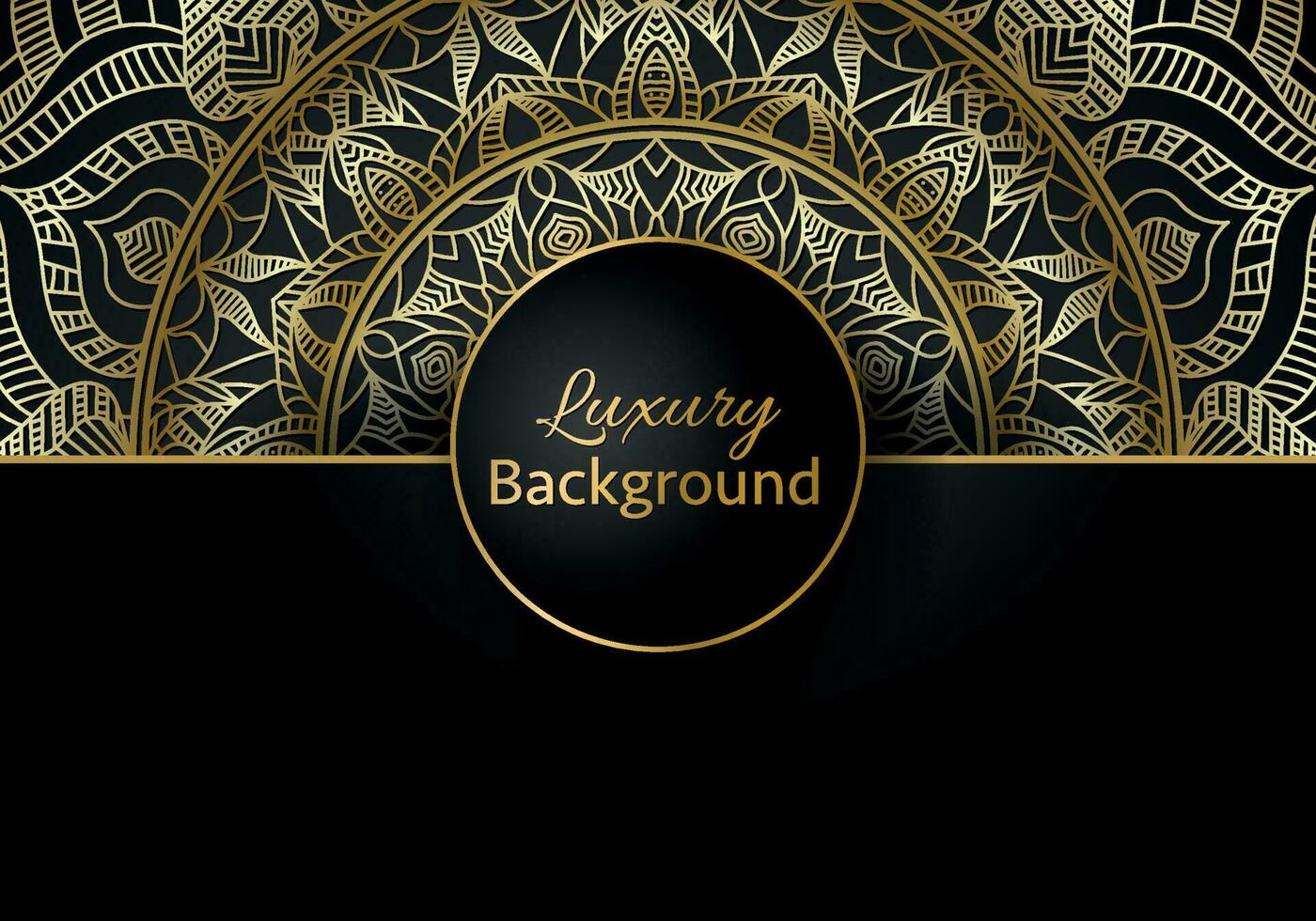 Luxury mandala background ornamental, arabesque style With Golden Arabesque Pattern Style. Decorative Mandala Ornament For Print vector