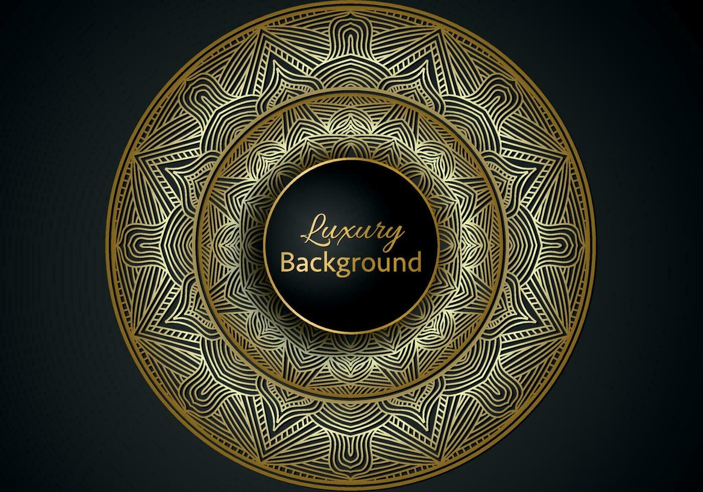 Luxury mandala background ornamental, arabesque style With Golden Arabesque Pattern Style. Decorative Mandala Ornament For Print vector