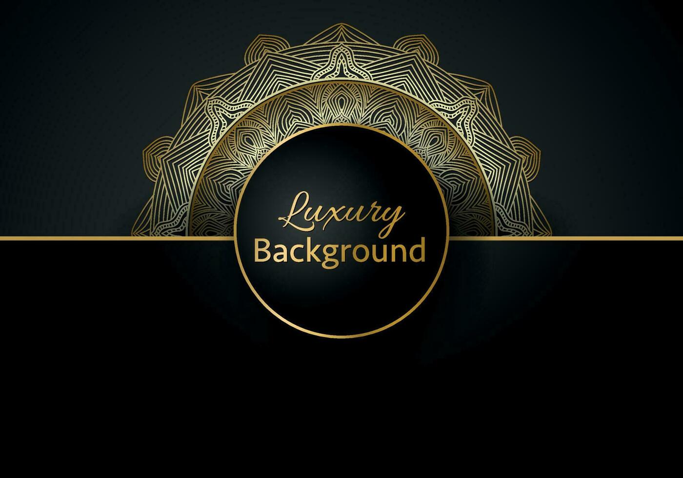 Luxury mandala background ornamental, arabesque style With Golden Arabesque Pattern Style. Decorative Mandala Ornament For Print vector