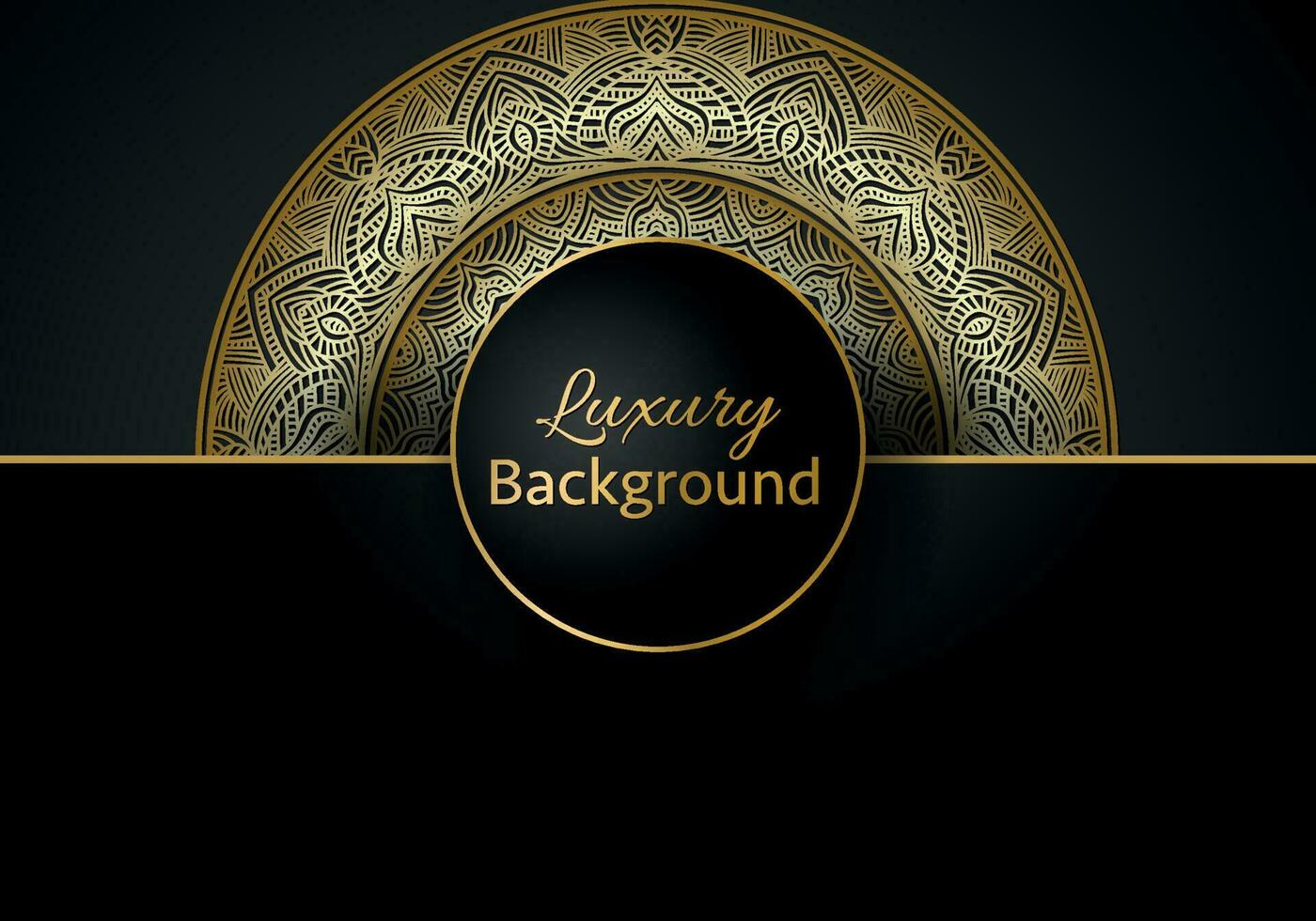 Luxury mandala background ornamental, arabesque style With Golden Arabesque Pattern Style. Decorative Mandala Ornament For Print vector