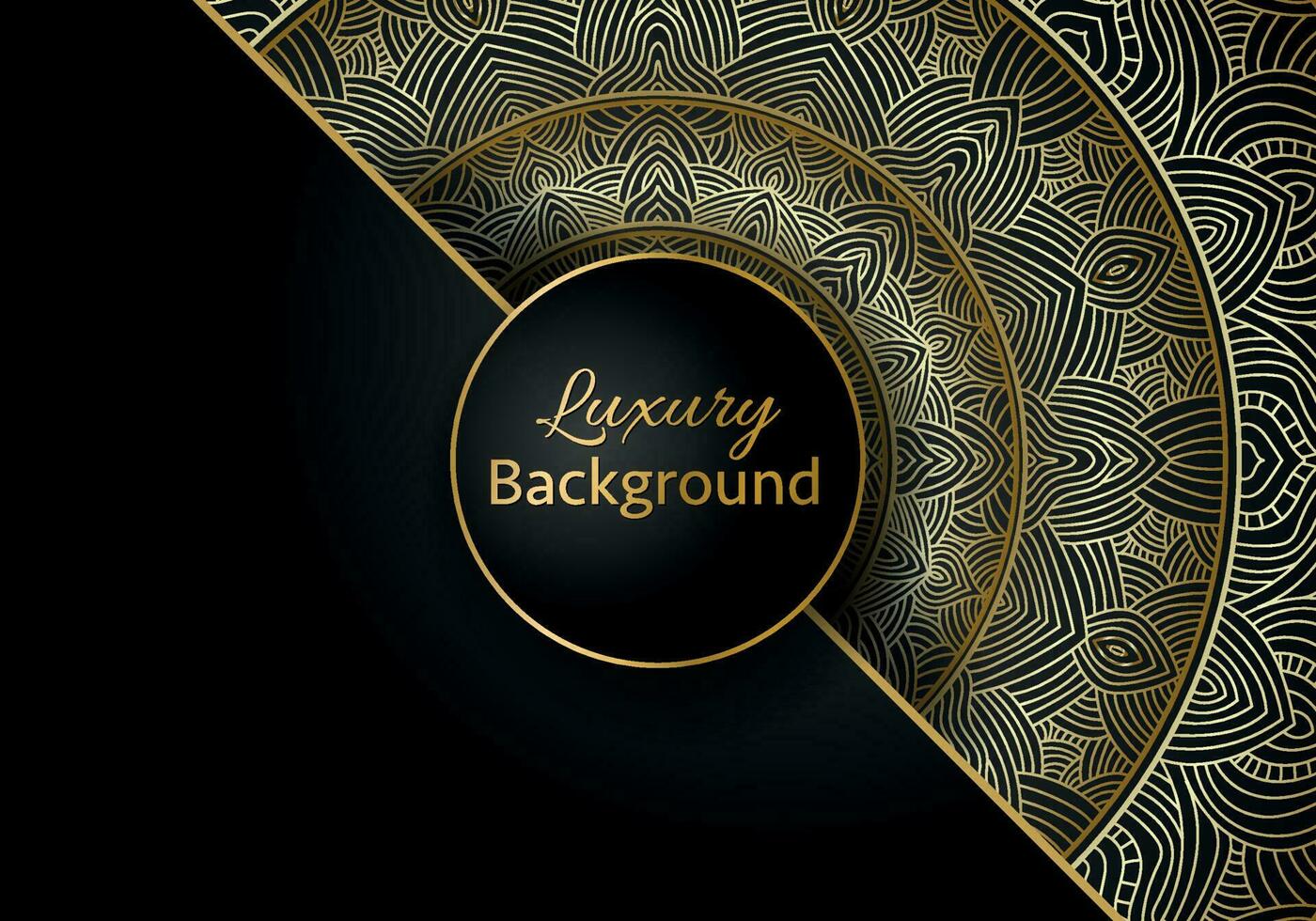 Luxury mandala background ornamental, arabesque style With Golden Arabesque Pattern Style. Decorative Mandala Ornament For Print vector