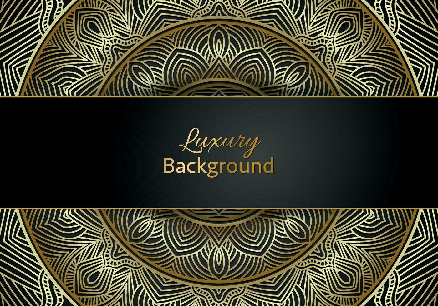Luxury mandala background ornamental, arabesque style With Golden Arabesque Pattern Style. Decorative Mandala Ornament For Print vector