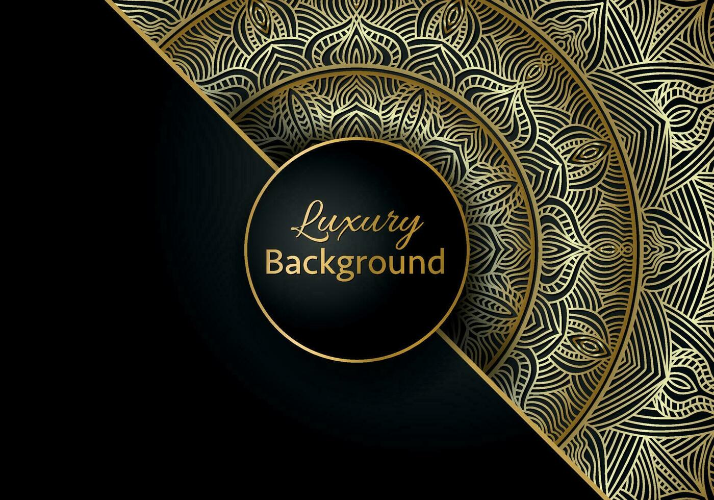 Luxury mandala background ornamental, arabesque style With Golden Arabesque Pattern Style. Decorative Mandala Ornament For Print vector