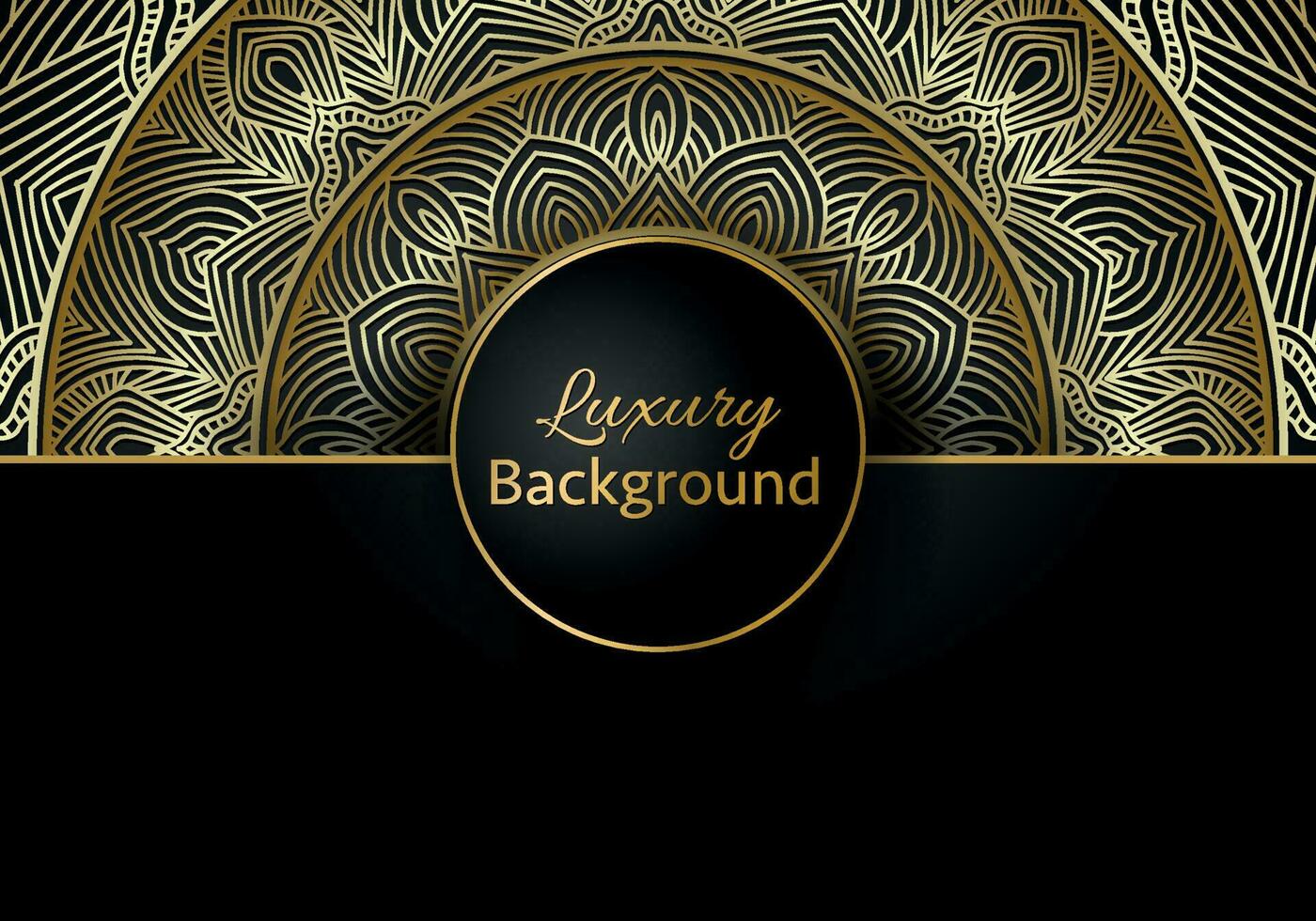 Luxury mandala background ornamental, arabesque style With Golden Arabesque Pattern Style. Decorative Mandala Ornament For Print vector