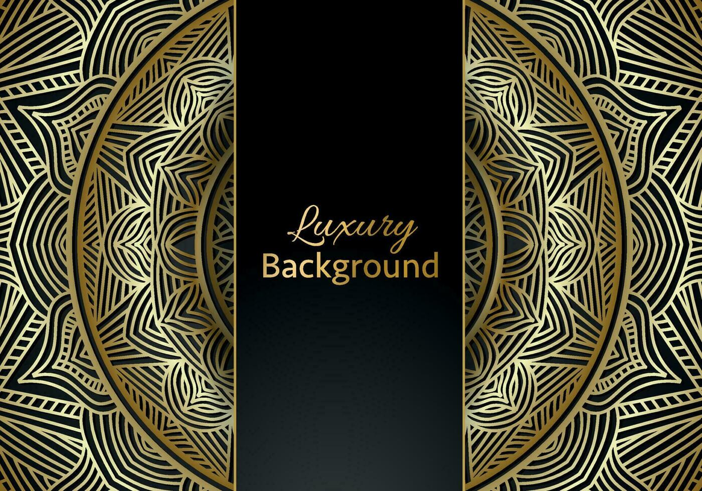 Luxury mandala background ornamental, arabesque style With Golden Arabesque Pattern Style. Decorative Mandala Ornament For Print vector