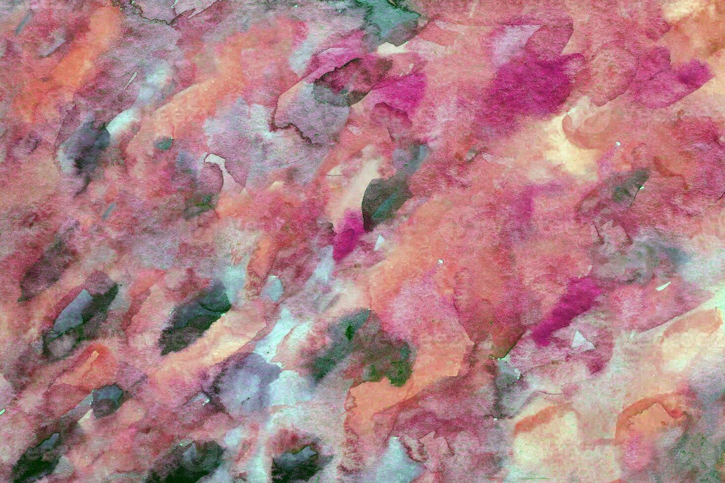 pink green gradient watercolor paper photo