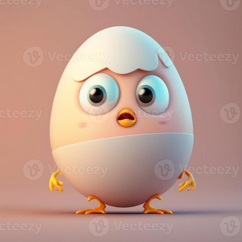 Cute Egg Character, photo