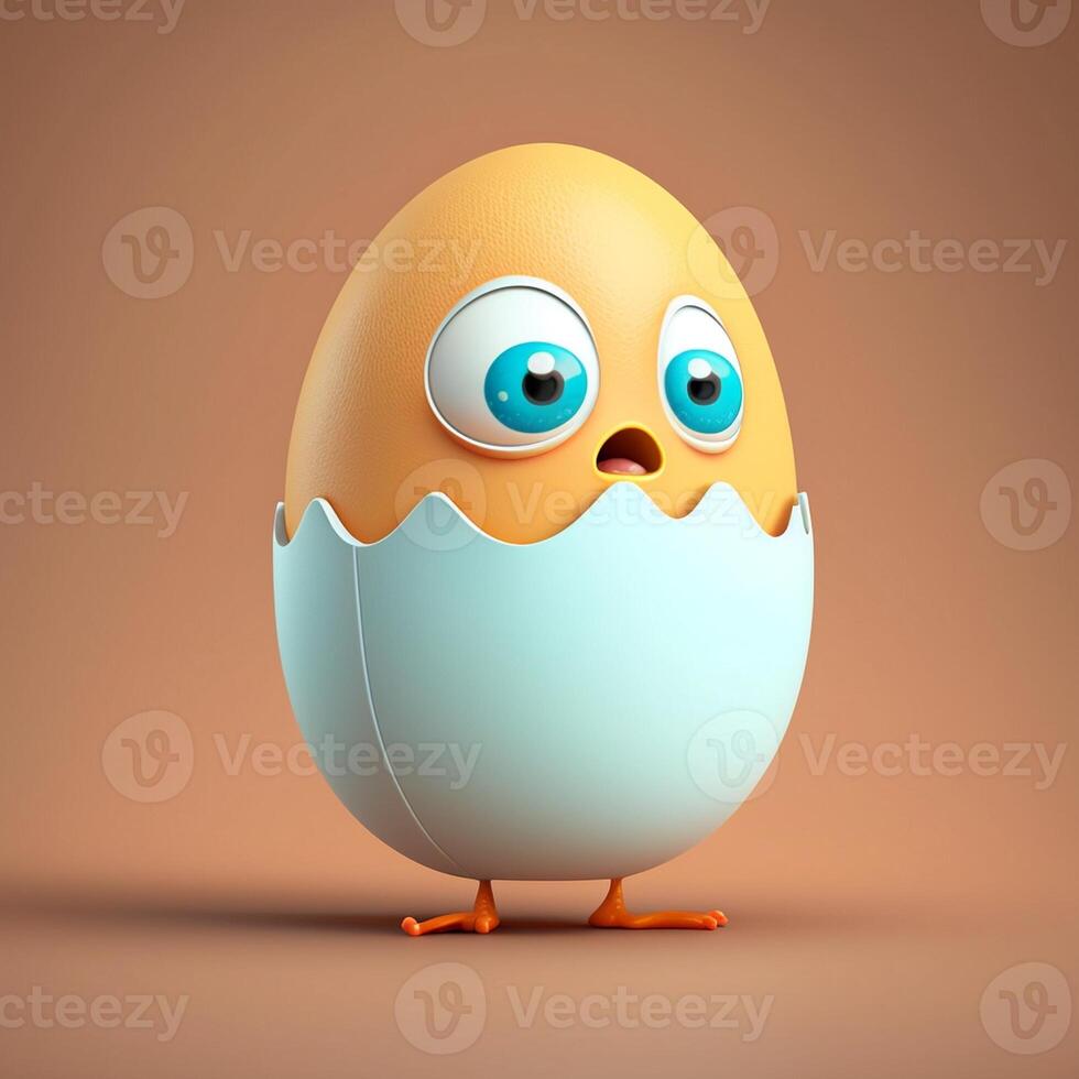 Cute Egg Character, photo