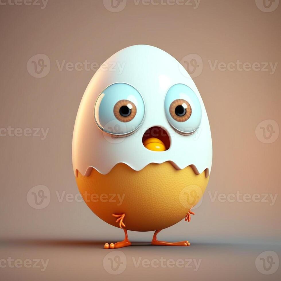 Cute Egg Character, photo