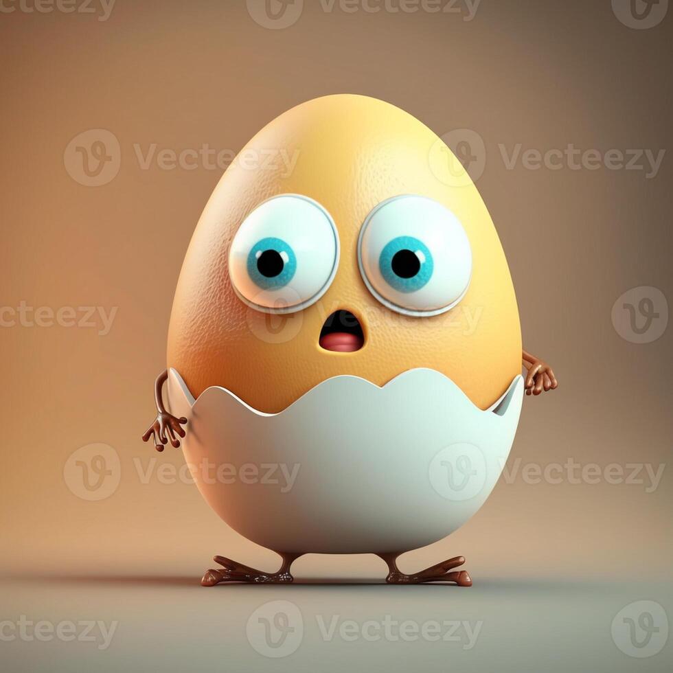 Cute Egg Character, photo