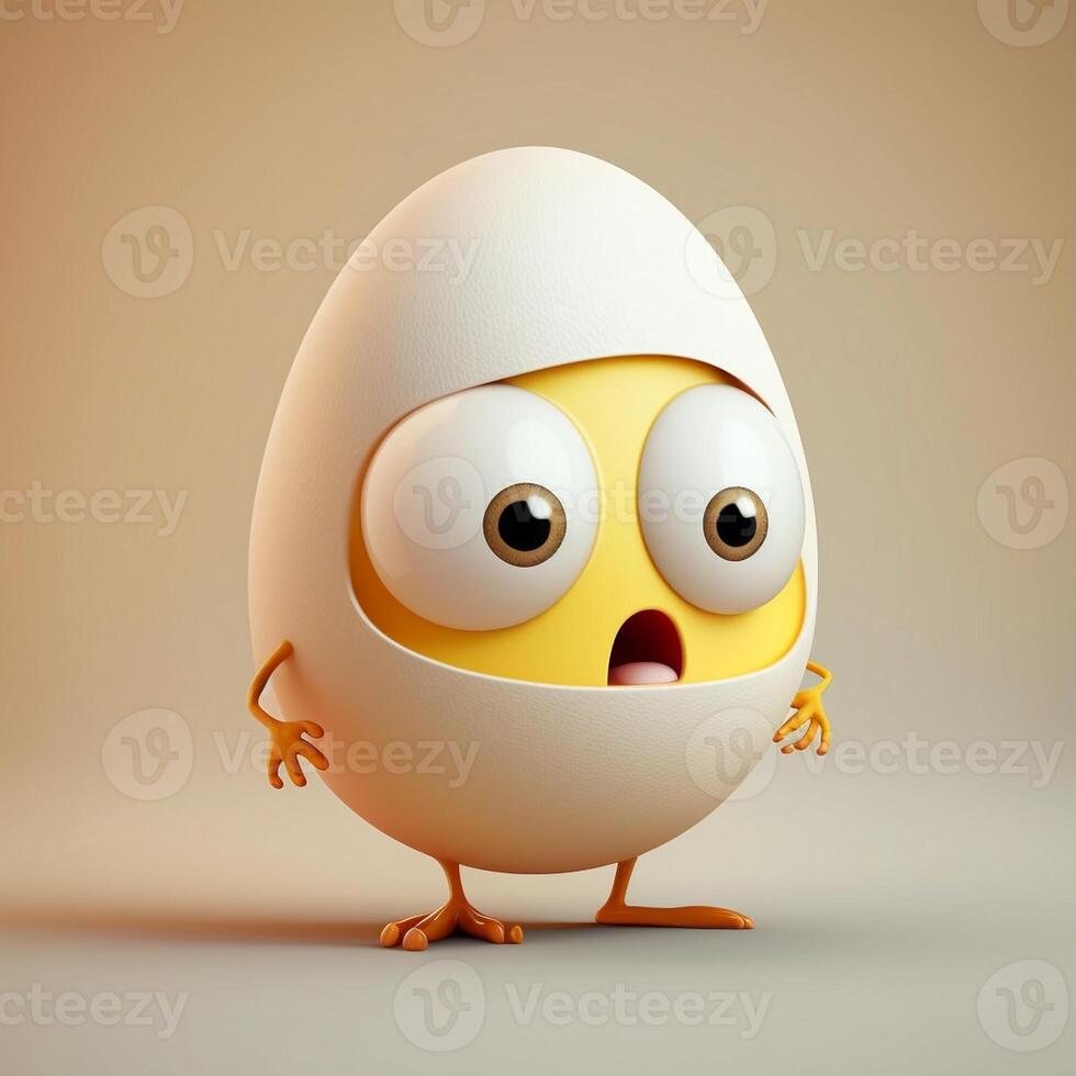 Cute Egg Character, photo