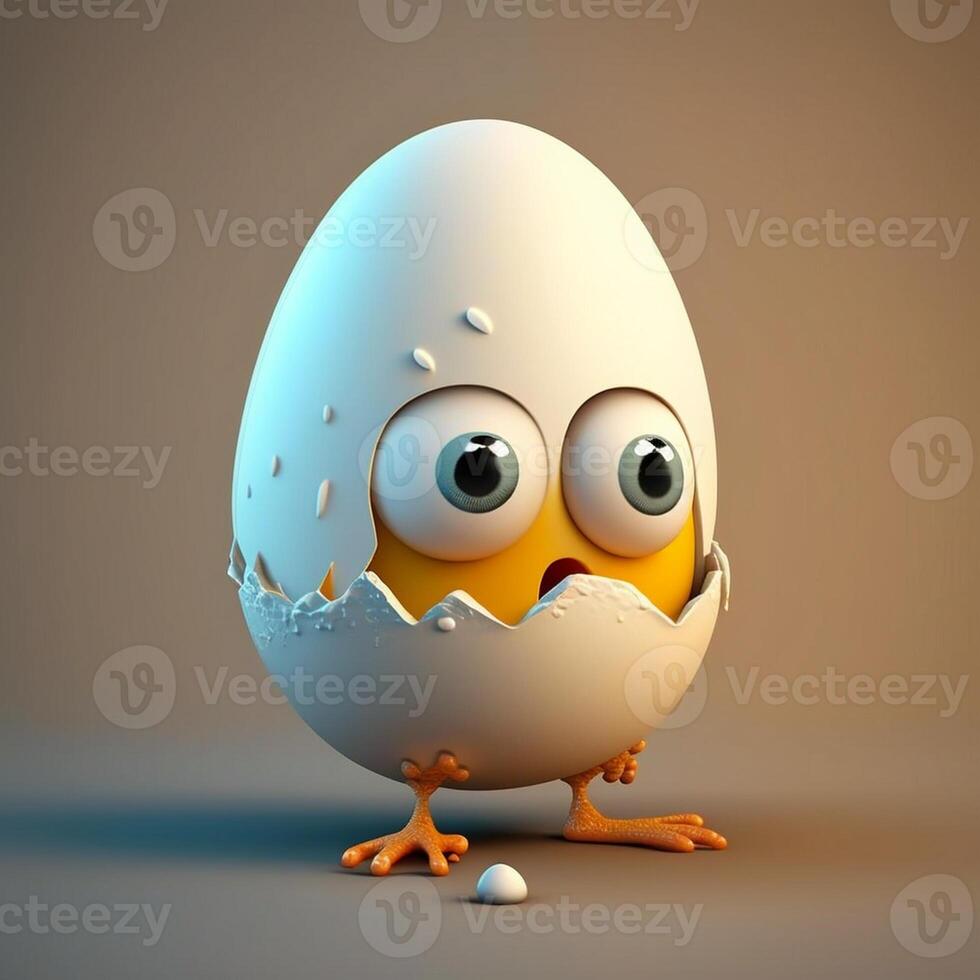 Cute Egg Character, photo