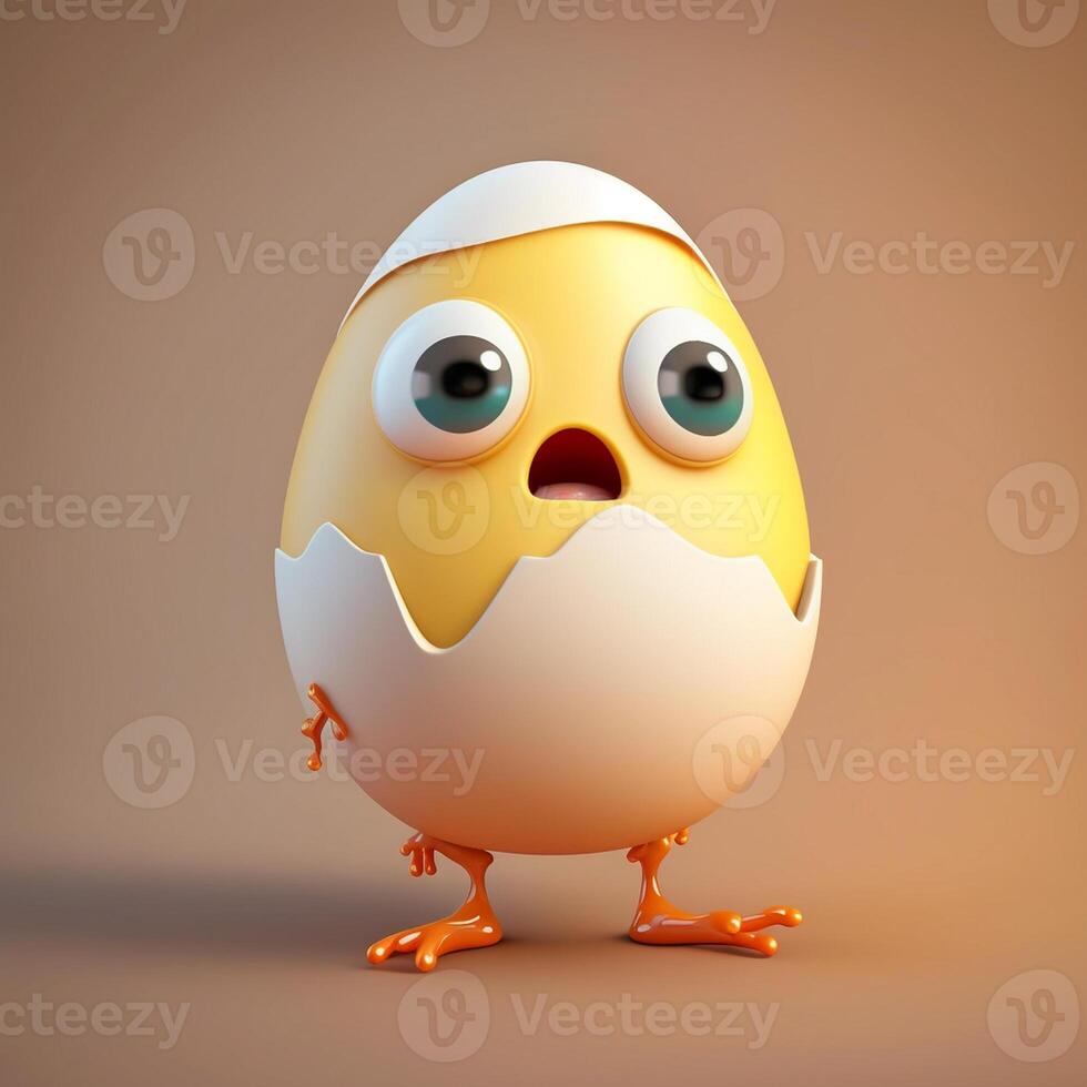 Cute Egg Character, photo