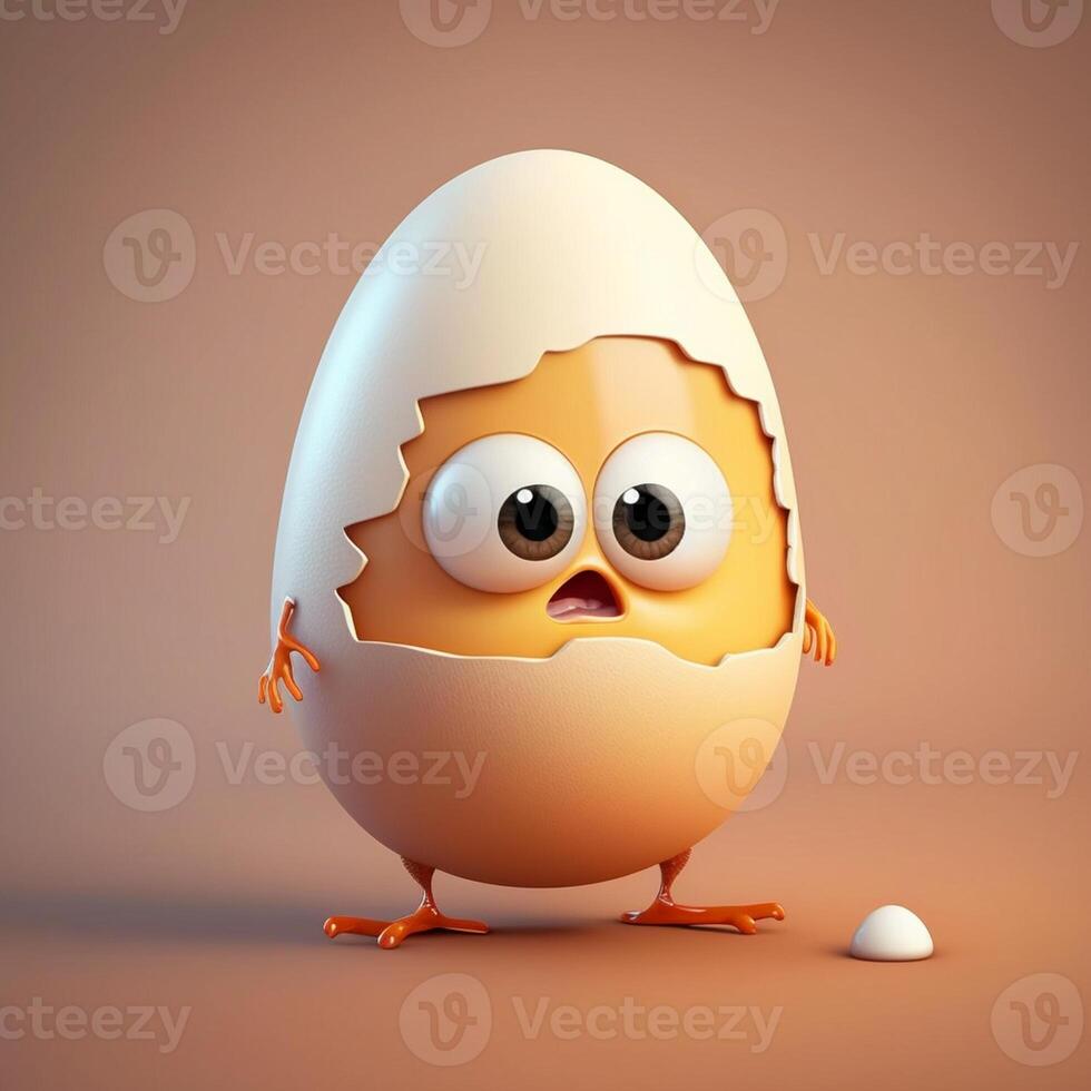 Cute Egg Character, photo