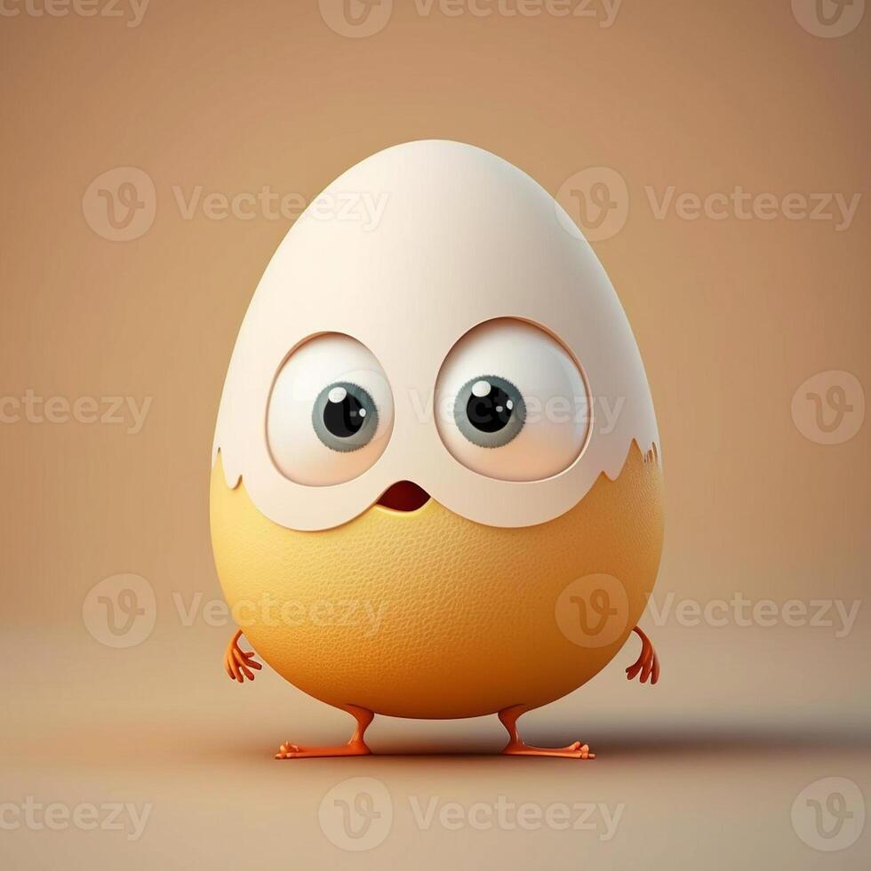 Cute Egg Character, photo