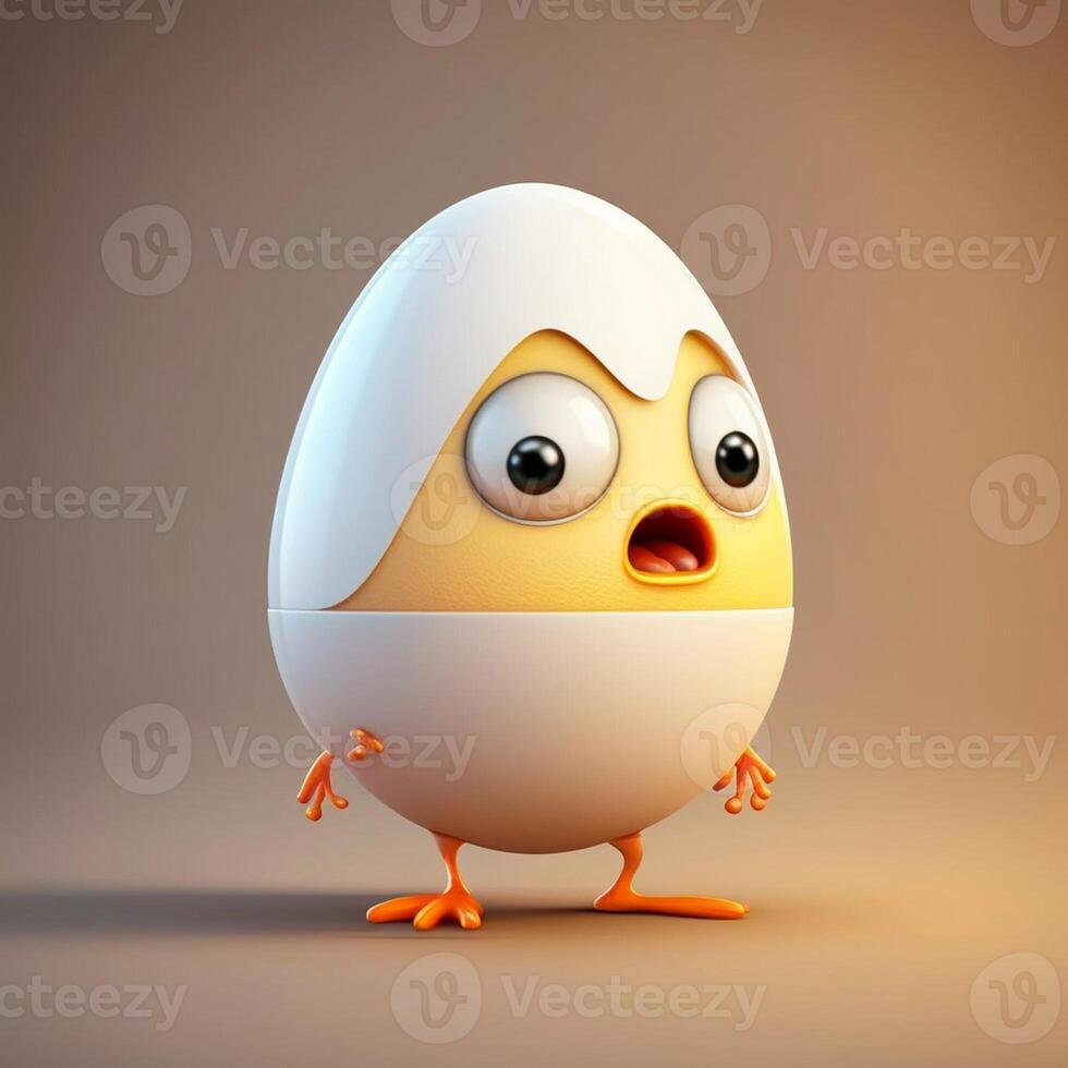 Cute Egg Character, photo